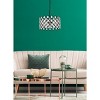 Elegant Lighting Lyla 16 inch pendant in black - 2 of 4