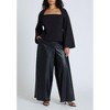 ELOQUII Women's Plus Size Square Neck Seam Detail Top - 4 of 4