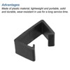 Unique Bargains Outdoor Patio Furniture Clips Fixed Connection Chair Fasteners Black - 4 of 4