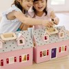 Melissa & Doug Fold and Go Wooden Dollhouse With 2 Dolls and Wooden Furniture - 2 of 4