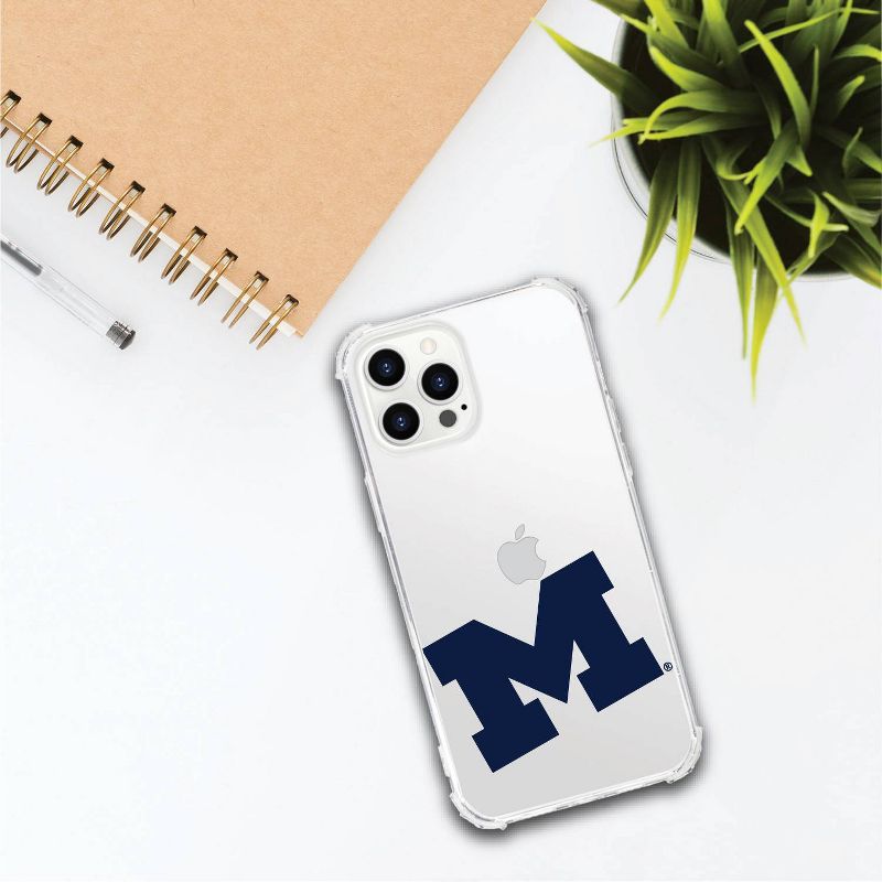 NCAA Michigan Wolverines Clear Tough Edge Phone Case - iPhone 12 Pro Max, 3 of 5
