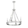 Savoy House Seville 4 - Light Chandelier in  Polished Nickel - 4 of 4