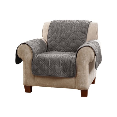 Microfiber Non-slip Sofa Furniture Protector - Sure Fit : Target