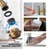 WOWOW Double Handle Bridge Kitchen Faucet with Side Sprayer - 4 of 4