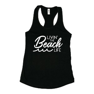 Simply Sage Market Women's Livin' The Beach Life Racerback Tank - 1 of 4
