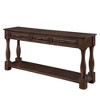 CAVINAS 63" Entryway Console Table with Storage,Hallway Table with 3 Drawers and Bottom Shelf,Modern Entry Table for Entryway,Hallway - 2 of 4