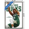 Trends International NBA Milwaukee Bucks - Giannis Antetokounmpo Feature Series 24 Framed Wall Poster Prints - 3 of 4