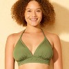 Women's Ribbed Triangle Longline Bikini Top - Shade & Shore™ - 3 of 3