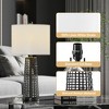 Maxax Rattan Boho Geometric Nightstand Lamp - 4 of 4