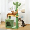 Multi-Level Indoor Cat Tree with Perch & Ball & Scratching Posts - 2 of 4