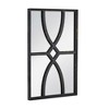 VYNXARIA 16"*23" Rectangular Wooden Wall Mirror with Antique Black Frame, Vertical or Horizontal Home Decor for Living Room, Set of 2 - 3 of 4