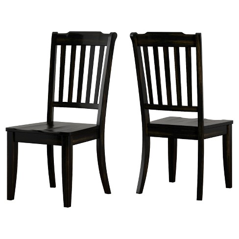 Target black best sale wood dining chairs