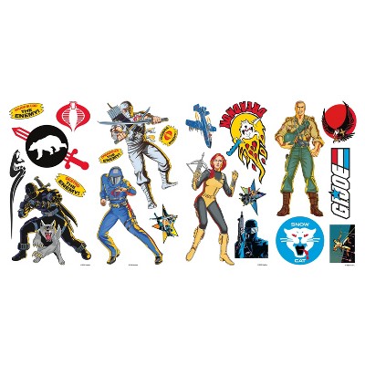 G.I. Joe Retro Peel and Stick Wall Decals - RoomMates