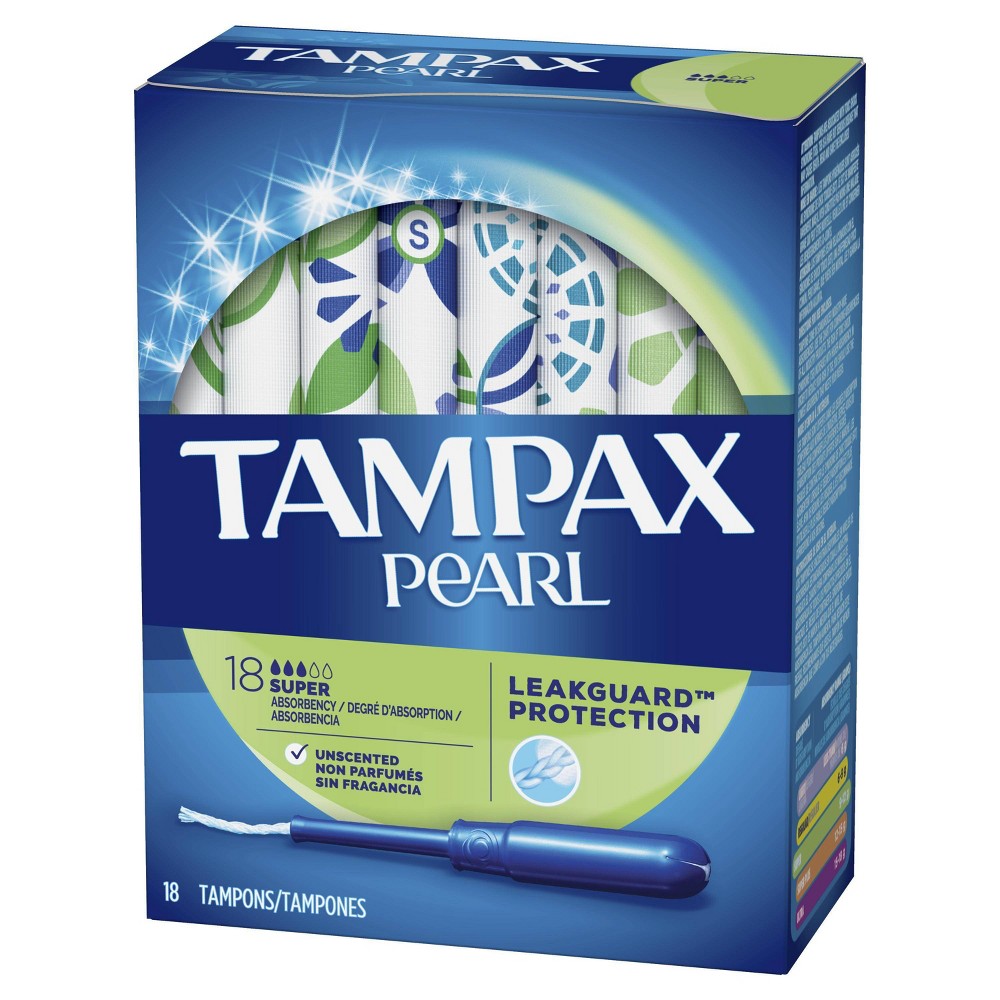 UPC 073010379084 product image for Tampax Pearl Super Absorbency Unscented Tampons - 18 Count | upcitemdb.com