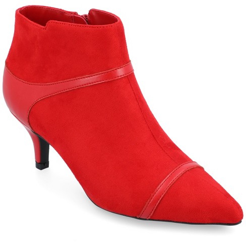 Target red sale booties