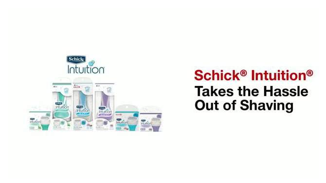 Schick Intuition Sensitive Care Womens Razor Blade Refills, 2 of 12, play video