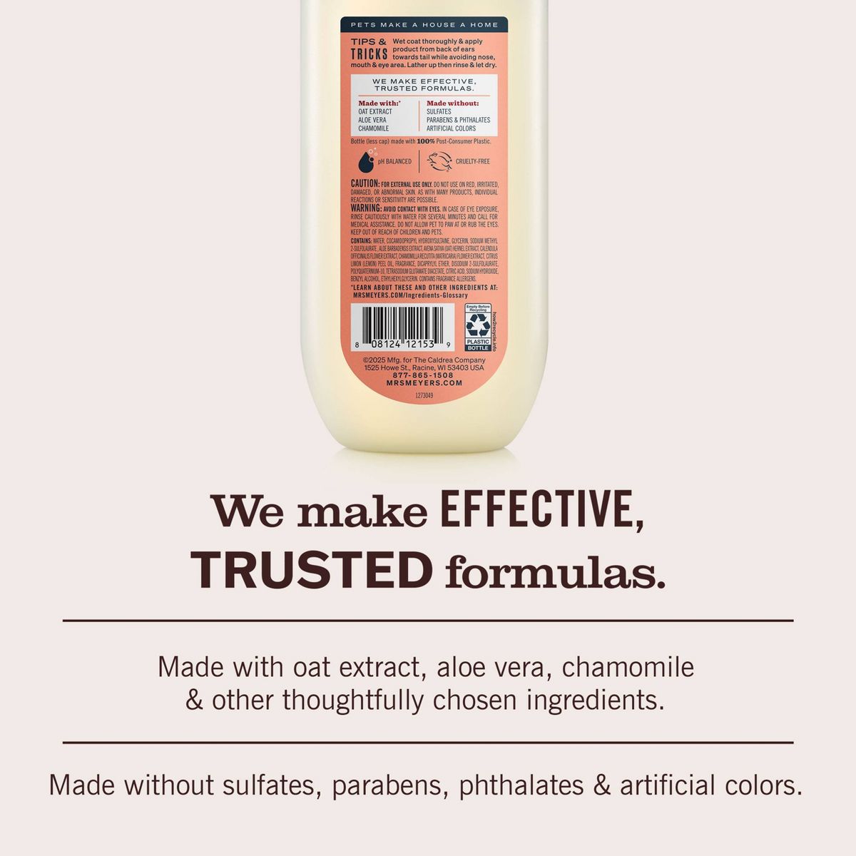 Mrs. Meyer's Clean Day 3-in-1 Fruit Scented Dog Shampoo - 14 fl oz - thumbnail 5