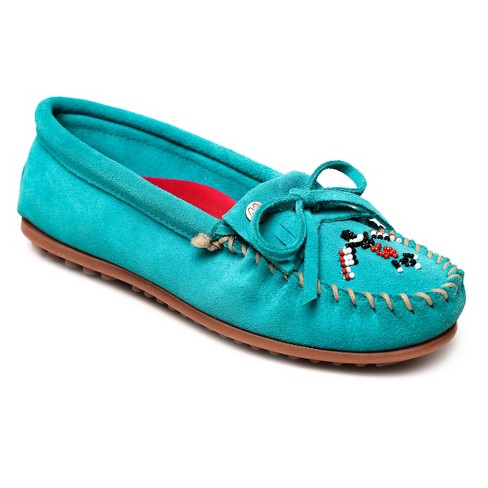 Turquoise minnetonka hot sale moccasins