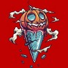 Men's Design By Humans ice cream halloween By onemoredesign T-Shirt - 2 of 2