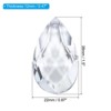 Unique Bargains Crystal Pendants Teardrop Beads for DIY Lamp Arts Crafts Decoration 6 Pcs - 2 of 4