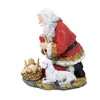 Roman 5.0 Inch Kneeling Santa Holding Hat Christmas Figurine , Lamb Cradle Jesus Baby (1PC) - 3 of 3