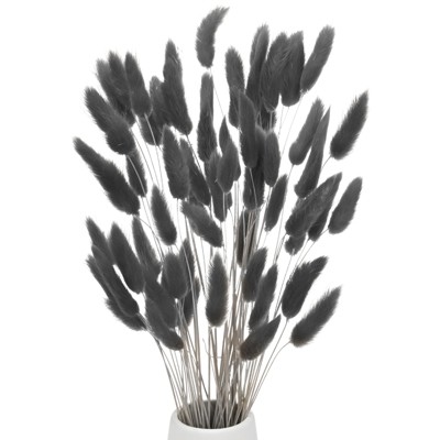 Unique Bargains Artificial Dried Flowers Realistic Look Pampas Bunny Tails Grass 17 Inch