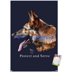 Trends International Jim Baldwin - Protect & Serve Unframed Wall Poster Prints - 1 of 4