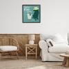 Stupell Industries Never Fish Alone Dog Black Framed Giclee Art - 2 of 4