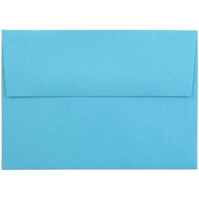 JAM Paper 4Bar A1 Colored Invitation Envelopes 3.625 x 5.125 Blue Recycled 15805