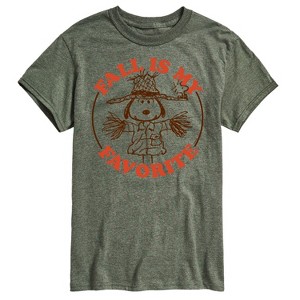 Men's - Peanuts - Fall Is My Favorite Short Sleeve Graphic T-Shirt - 1 of 4
