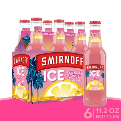 Smirnoff Ice Pink Lemonade - 6pk/11.2 fl oz Bottles