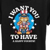 Women's - Garfield - I Want You To Have A Happy Fourth Short Sleeve Graphic T-Shirt - 2 of 4
