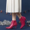 Perphy Women's Pointed Toe Side Zipper Stiletto Heel Ankle Booties - 2 of 4