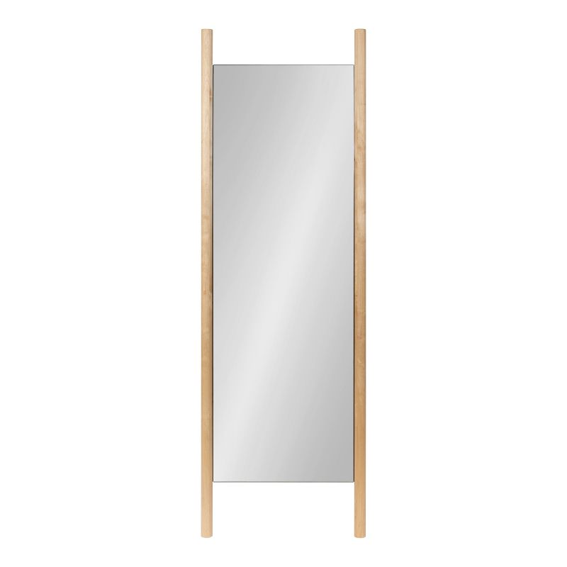 Kate and Laurel Findlay Rectangle Wood Full Length Mirror, 21x67, Natural, 3 of 8