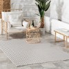Home Conservatory Pinstripe Handwoven Indoor/Outdoor Area Rug - 2 of 4