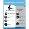 MAGIC JOHN 3 in 1 Foldable Travel Charging Station for iPhone 14/13/12/11/X/Pro/Max, for iWatch Ultra 7-2/SE, for AirPods 3/2/Pro, with Adapter - 2 of 4