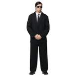 Fun World Mens Black Suit Costume - One Size - Black