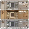 PAGED Vanity Desk Stylish Makeup Vanity Desk with Lights, Extendable Side Table and Stool for Bedroom - 4 of 4
