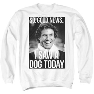 Men's Elf Must Love Dogs Crewneck Sweatshirt - 1 of 4