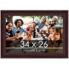 PosterPalooza | Linear Brown Picture Frame - UV Acrylic, Backing Board, Hanging Hardware Included - 2 of 4