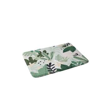 Gale Switzer Into the Jungle Bath Mat Green - Deny Designs