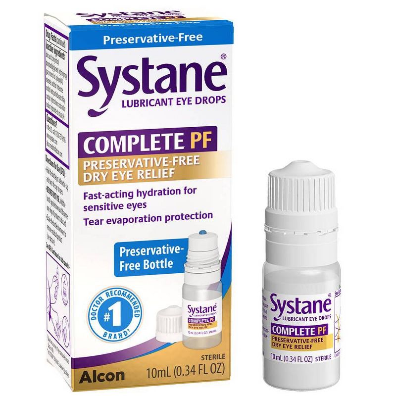 Systane Complete MDPF Eye Drops - 0.34 fl oz, 1 of 10