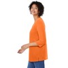 Woman Within Perfect Three-Quarter Sleeve V-Neck Tunic - 4 of 4