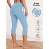 Clearlove Women's Yoga Pants Leggings High Waist Yoga Pants Workout Leggings Tights with Pockets - 3 of 4