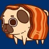 Men's Design By Humans Puglie Bacon Strip By Puglie Tank Top - 2 of 3