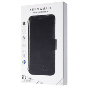 iDeal of Sweden STHLM Wallet Series Case for Apple iPhone X / iPhone XS - Black - 1 of 2