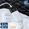 Inhand Heated Blanket Electric Heating Blanket Auto-Off 10 Heat Level Over-Heat Protection Flannel ETL Certified - 2 of 4