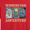 Women's - Disney - Wishing For Adventure Grid Cropped Graphic T-Shirt - 2 of 4
