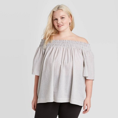 women's plus size smock tops