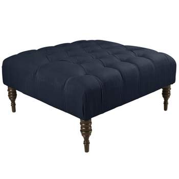 Skyline Furniture Custom Upholstered Tufted Square Ottoman